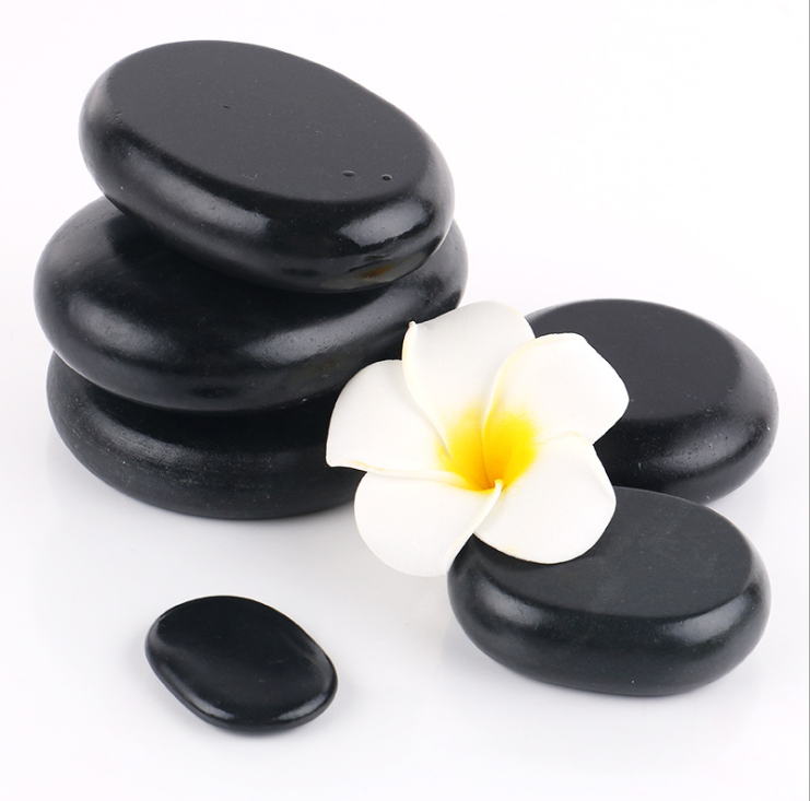 Beauty SPA Health Massage Energy Stone Natural Volcanic Hot Stone Back Essential Oil Massage Hot Stone