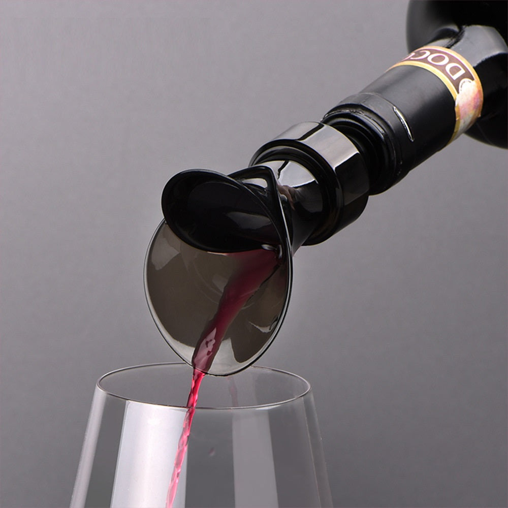 Creative Petal-shaped Red Wine Fresh-keeping Plug Wine Pourer